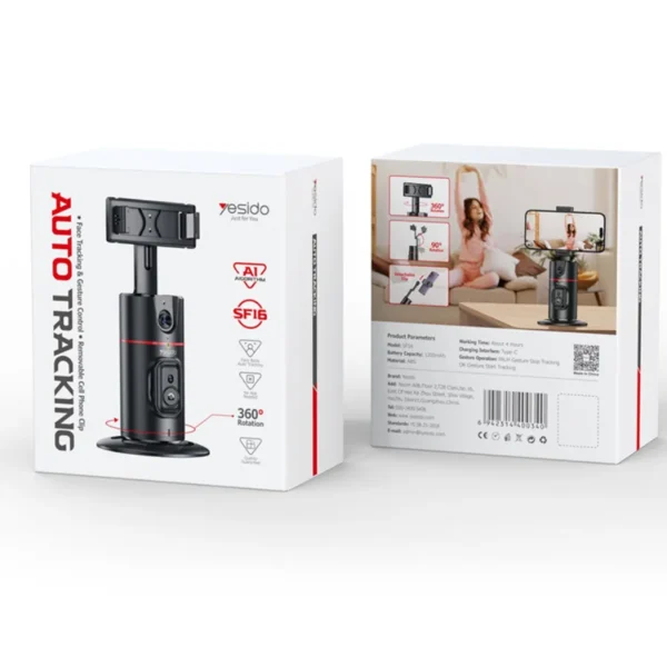 Empaque original del soporte con seguimiento automático Yesido SF16 Auto Tracking
