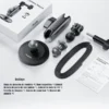 Soporte Magnético para creación de contenidos Telesin | Compatible con Celular, GoPro y Cámaras | Giro 360° y Base Antideslizante