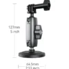 Soporte Magnético para creación de contenidos Telesin | Compatible con Celular, GoPro y Cámaras | Giro 360° y Base Antideslizante
