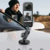 Soporte Magnético para creación de contenidos Telesin | Compatible con Celular, GoPro y Cámaras | Giro 360° y Base Antideslizante