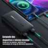 Power Bank Joyroom T012 cargando dos dispositivos a la vez