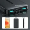 Puertos y dimensiones del Power Bank Joyroom T012