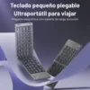 Teclado Bluetooth plegable Yesido KB27 ultraportátil Teclado Bluetooth plegable Yesido KB27 ultraportátil para viajar con cierre magnético