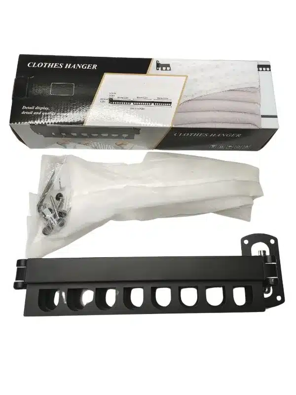 Tendedero colgador de ropa Yafeibathroom 7120 – Plegable y Desmontable de Acero de Carbono