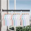 Tendedero colgador de ropa Yafeibathroom 7120 – Plegable y Desmontable de Acero de Carbono