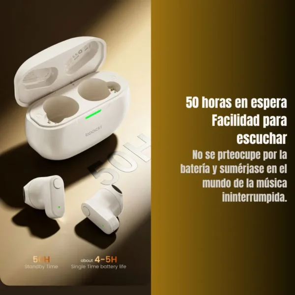 Audífonos Toocki TQ-EJ08 hasta 50 horas en standby
