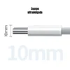 Cable Toocki Type-C a Type-C 60W cuerpo conector ultradelgado