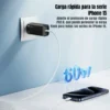 Cable Toocki Type-C a Type-C 60W carga rápida iPhone 15